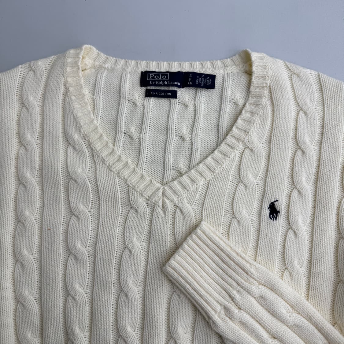 폴로 케이블 니트  상품이미지3