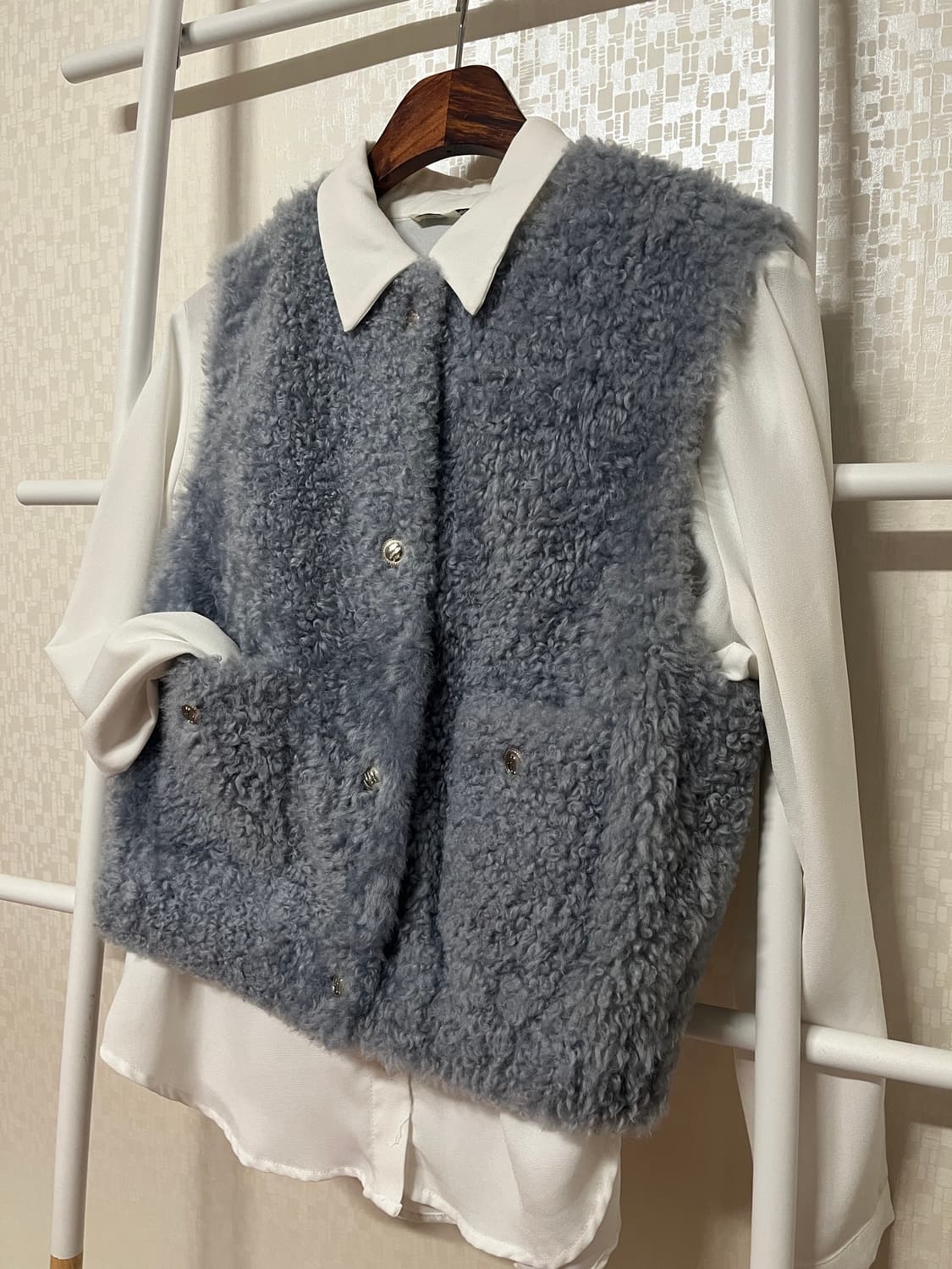 마쥬 리얼양털 조끼 상품이미지9