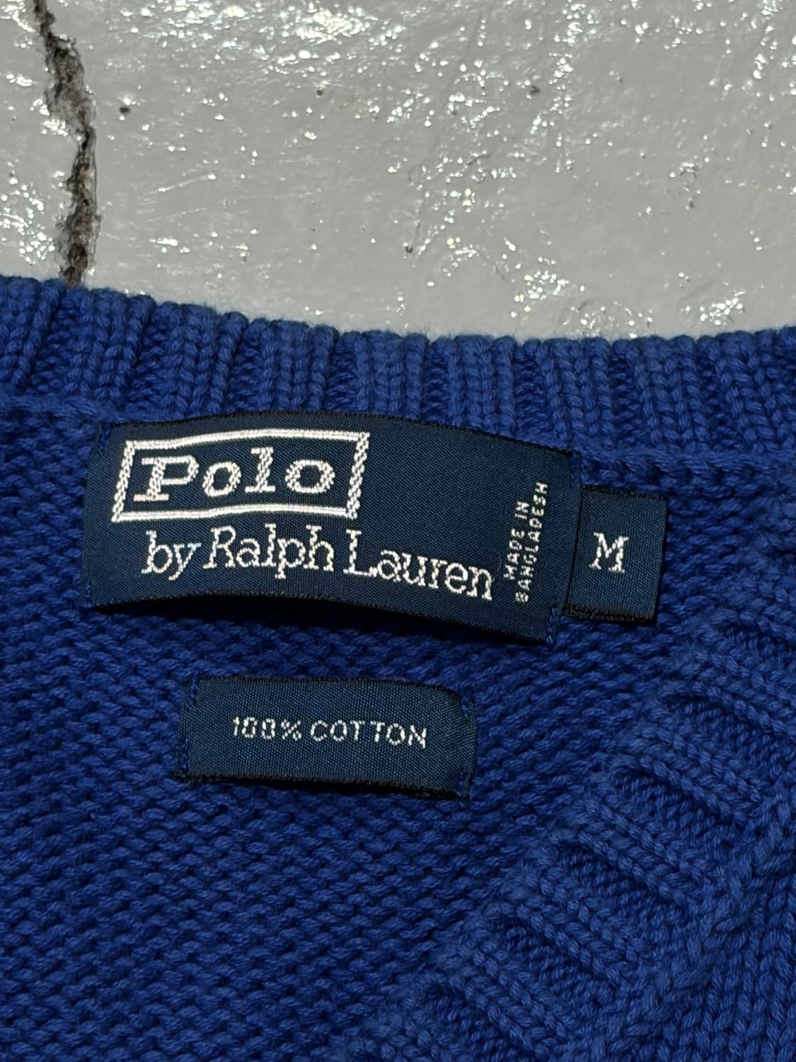 폴로 랄프로렌(Polo Ralph Lauren) 블루 니트 베스트 상품이미지3