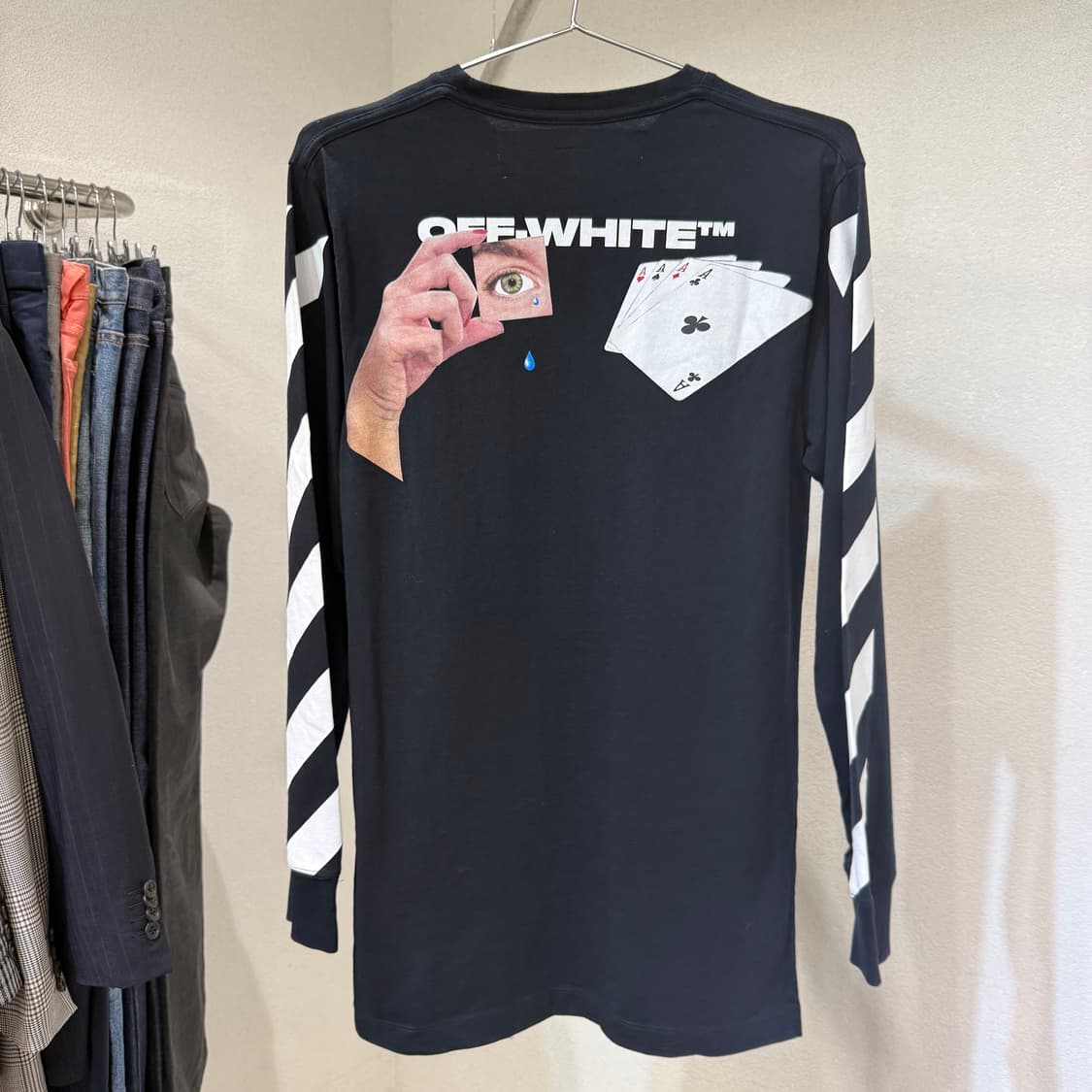 오프화이트 프린팅 티셔츠(감정서⭕️) 상품이미지5