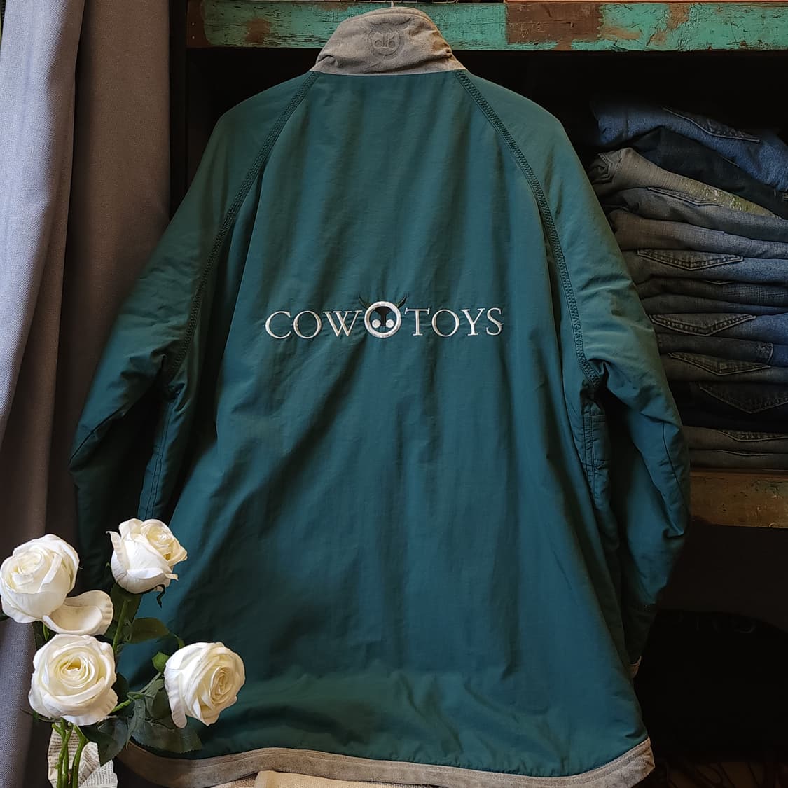 90s 킬러루프 아노락 자켓 소가죽 트리밍 풀오버 스노우보드 자켓 L 상품이미지3