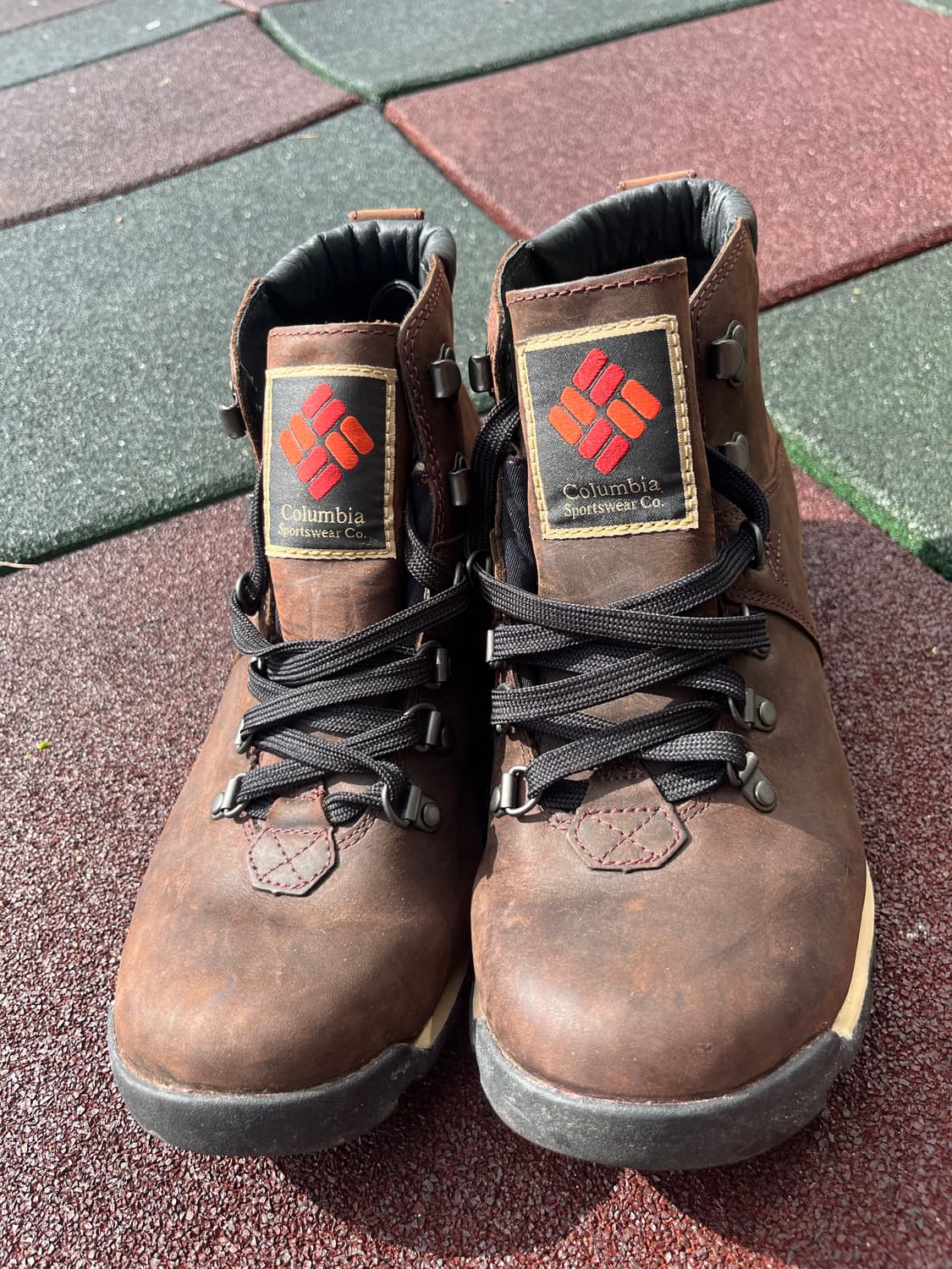 컬럼비아 브라운 레더 하이킹 등산화 상품이미지2
