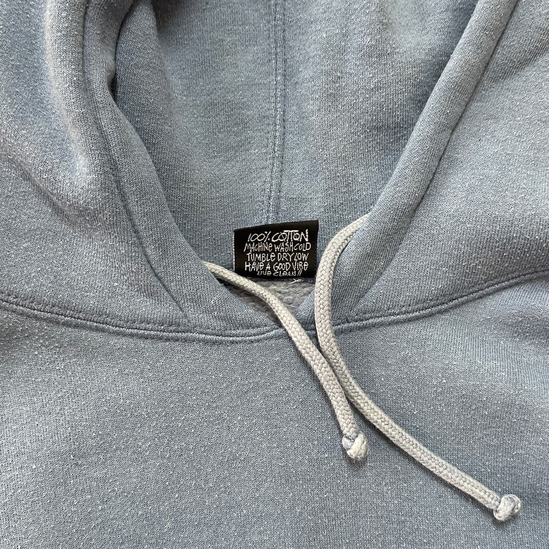 90s USA 올드 스투시 베이직 후디 후드티 XL 상품이미지9