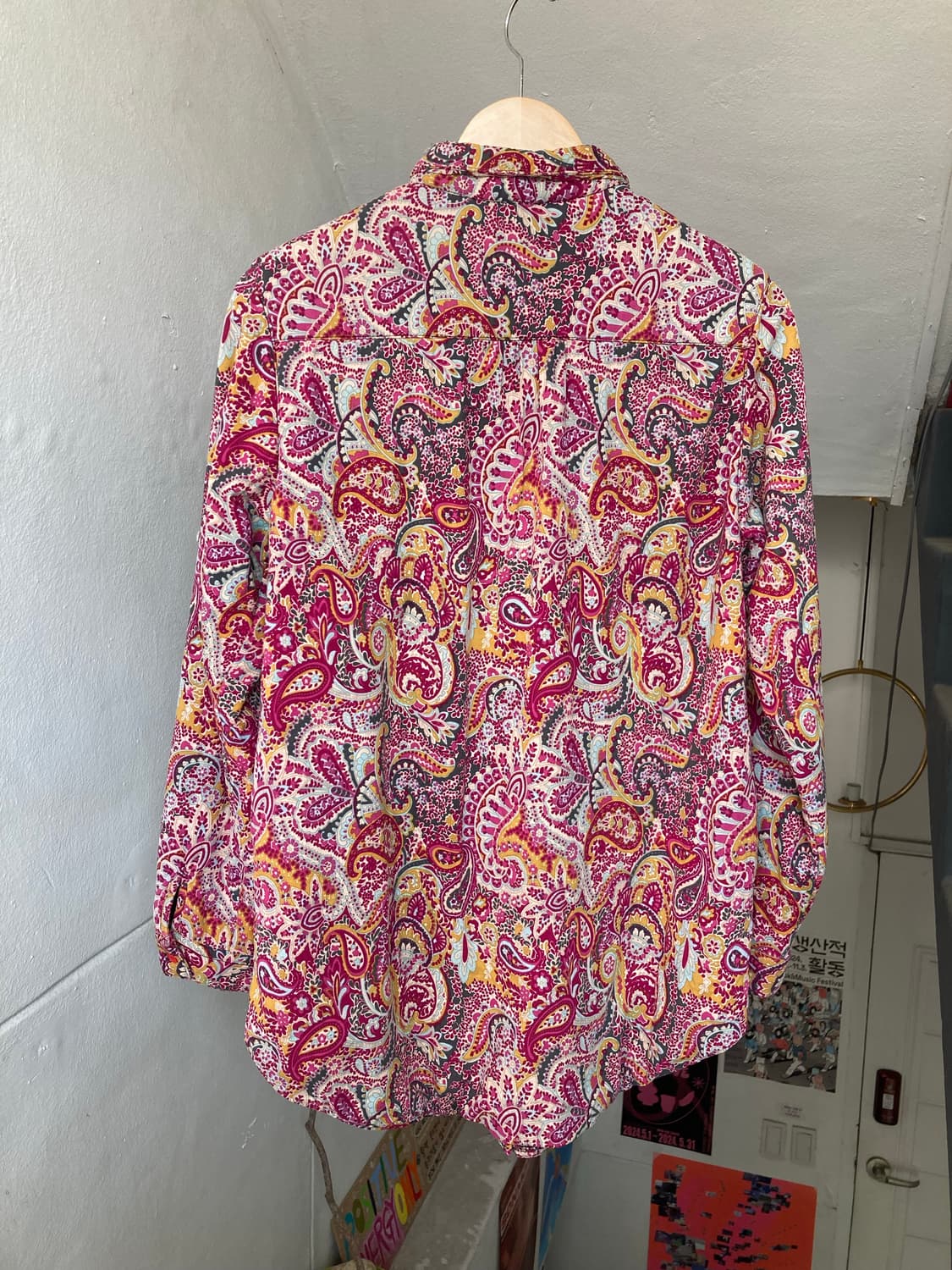 페이즐리 패딩 셔츠 상품이미지5