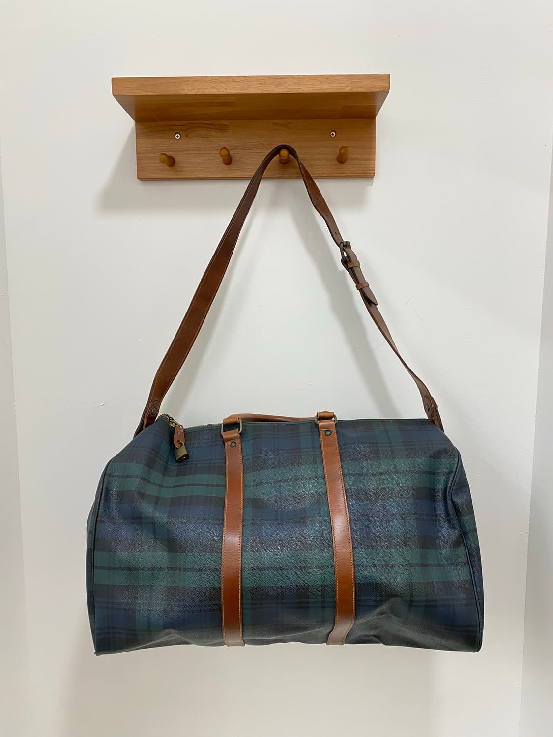 90’s Polo 체크 여행 가방 상품이미지2