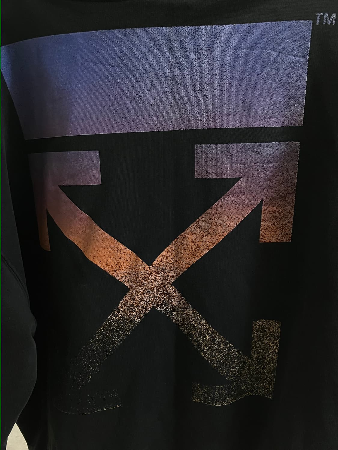 오프화이트 후드 블랙 XXL  #csz680 상품이미지4