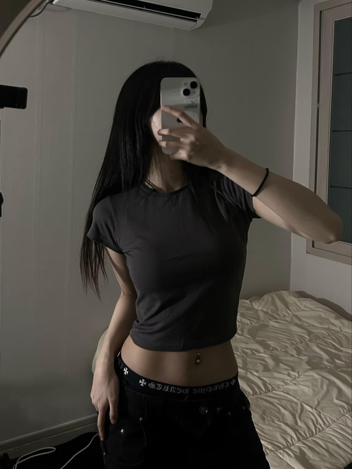Charcoal Basic Tee 상품이미지5