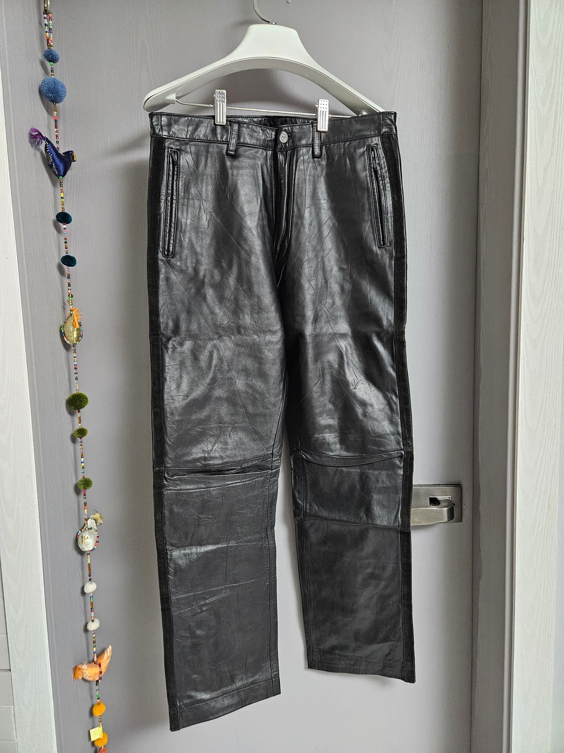 몽타주 가죽 팬츠 M 사이즈 상품이미지1