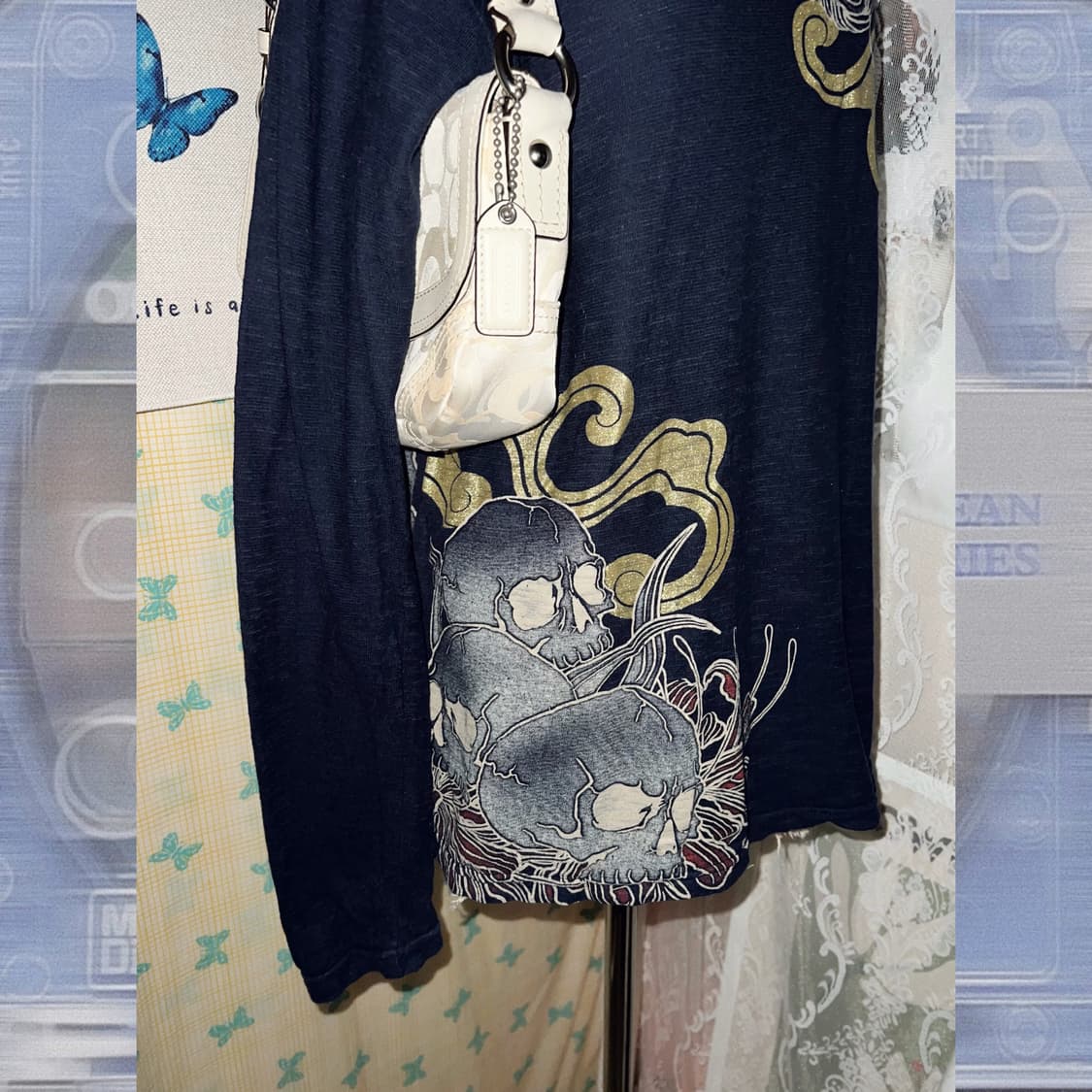 네이비 오리엔탈 롱 슬리브 상품이미지6