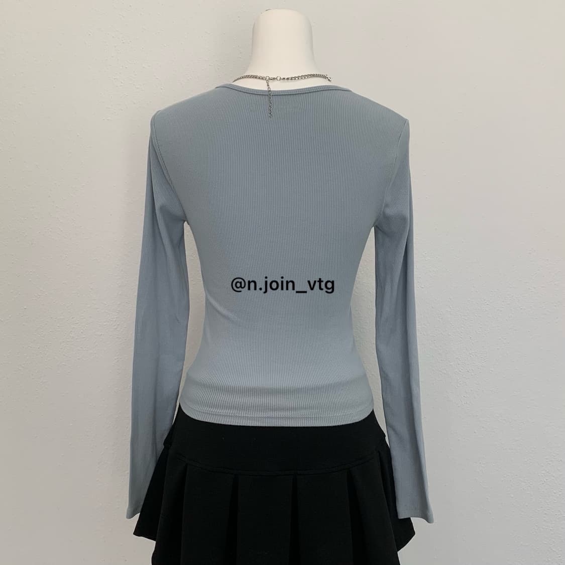 아베크롬비 헨리넥 뮤트하늘 롱슬리브 상품이미지3