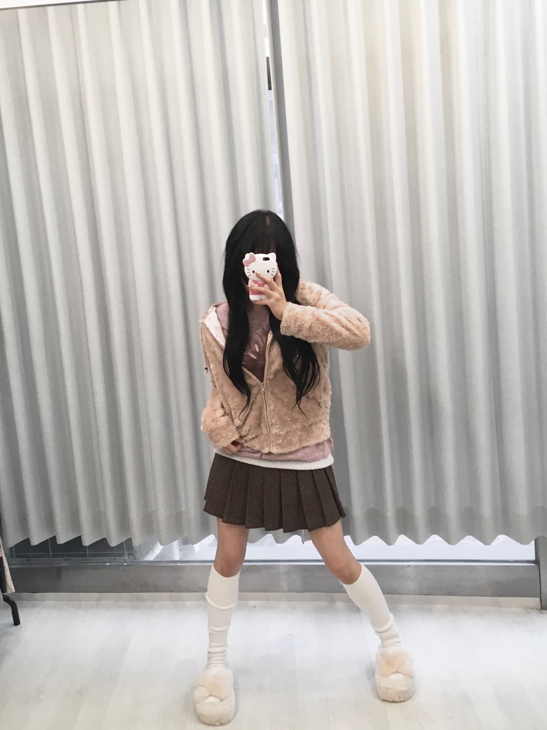 빈티지 핑크 곰돌이 코디 상품이미지2