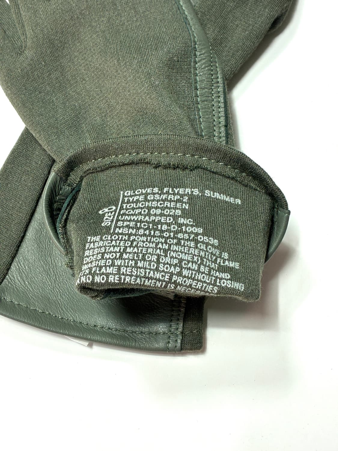 미군 조종사 지급 사계용 장갑  상품이미지4