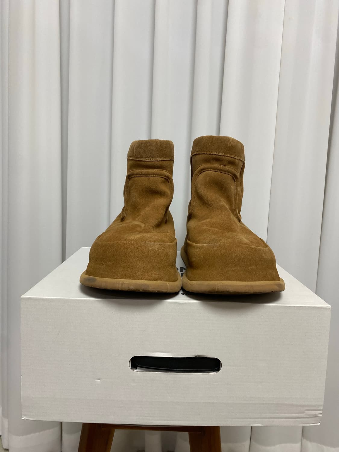 Kinchi x Non Parking N Road Boots Brown  상품이미지1