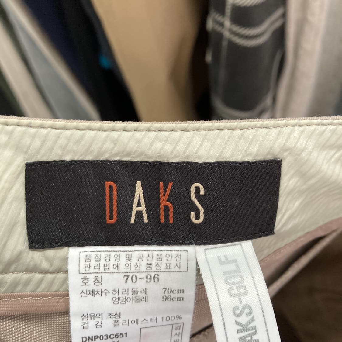 닥스 여성캐쥬얼팬츠 베이지 29  상품이미지4