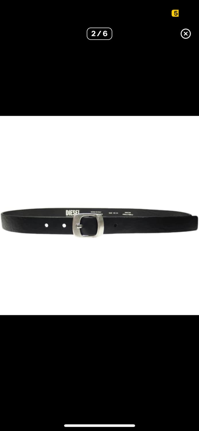 디젤 슬림 벨트 100 상품이미지2