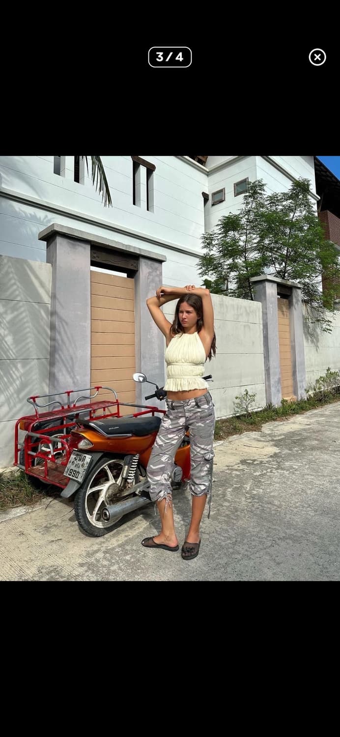 제이디드런던 카모 카프리 팬츠 상품이미지1