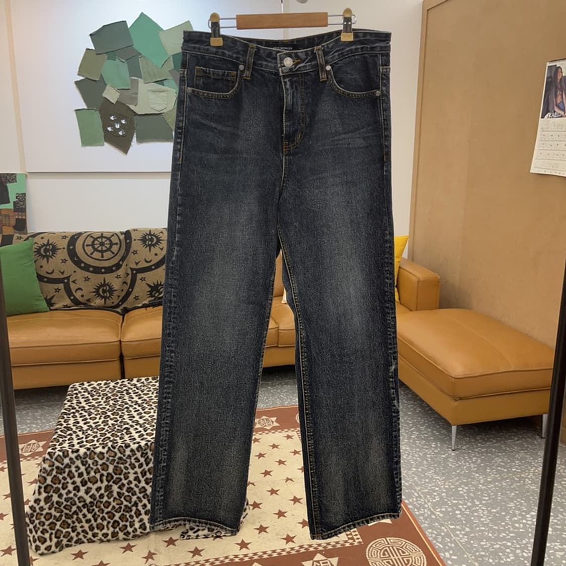 피스워커 올드스쿨 빈티지 캐주얼 워싱 데님 청바지 30인치 C09407 상품이미지3