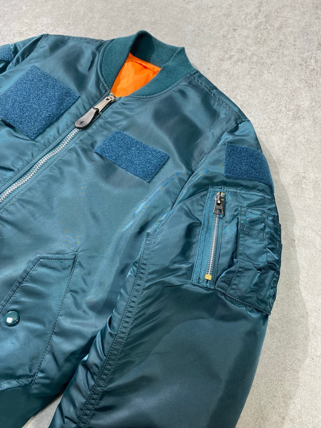 [XS] 알파인더스트리 슬림핏 리버서블 MA-1 플라이트 자켓 상품이미지3