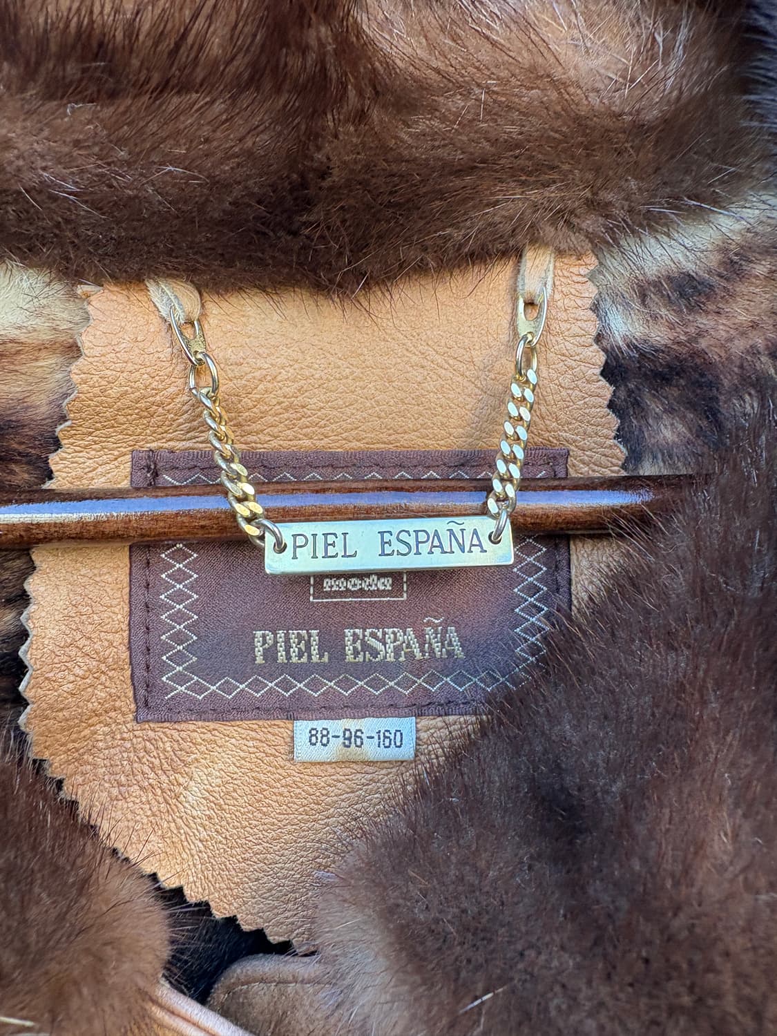 Vintage 양털 100% 밍크 가죽자켓 상품이미지2