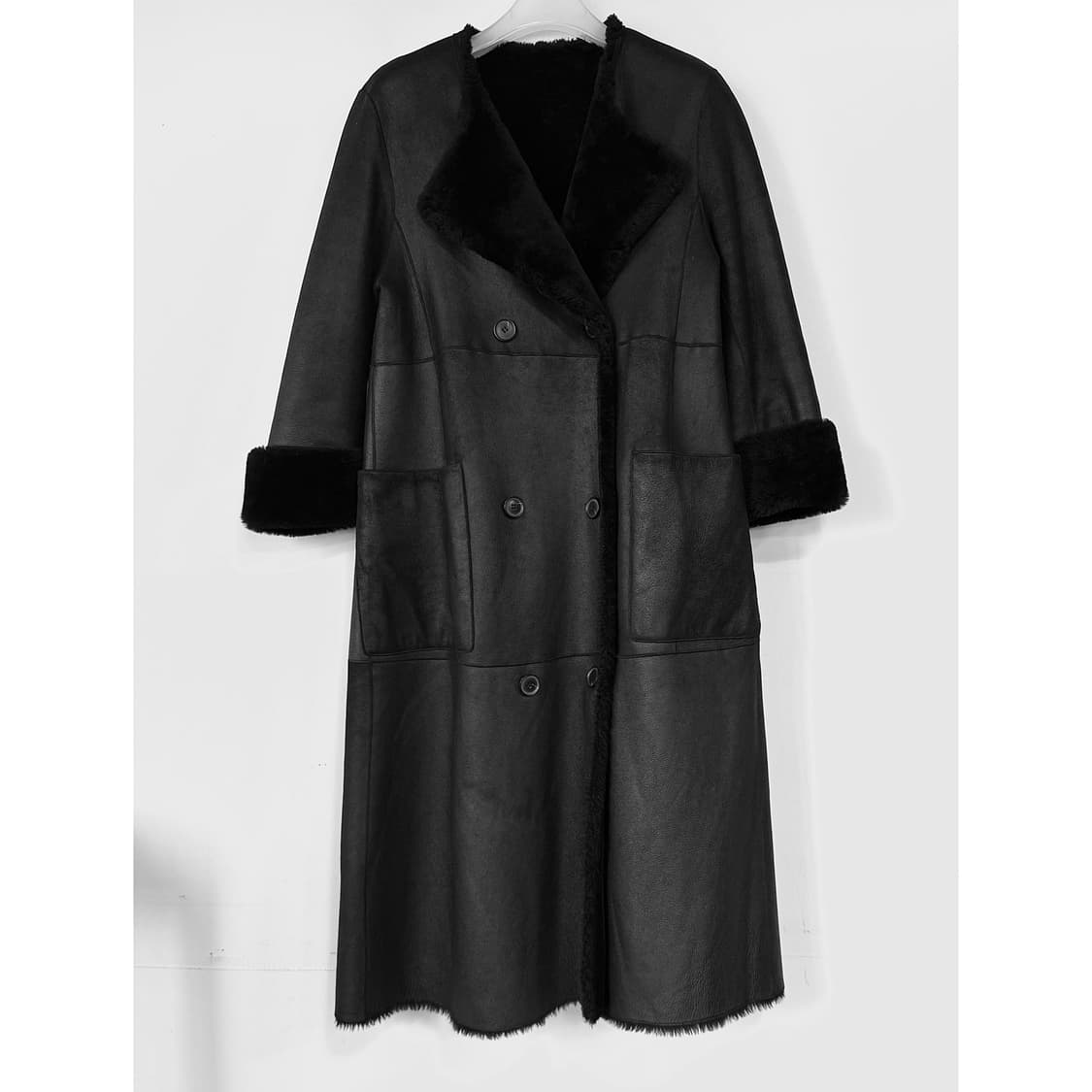 로보 ROBO 리버시블 무스탕코트 상품이미지3