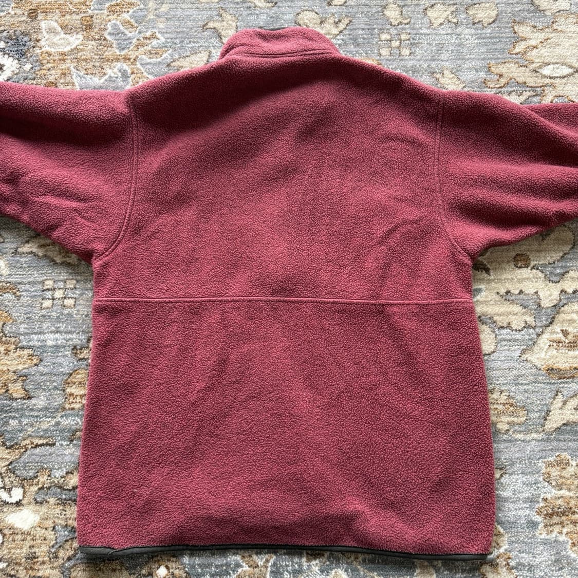 06FW 파타고니아 신칠라 스냅-티 하프집 커스텀 C4P 로고 버건디 상품이미지6