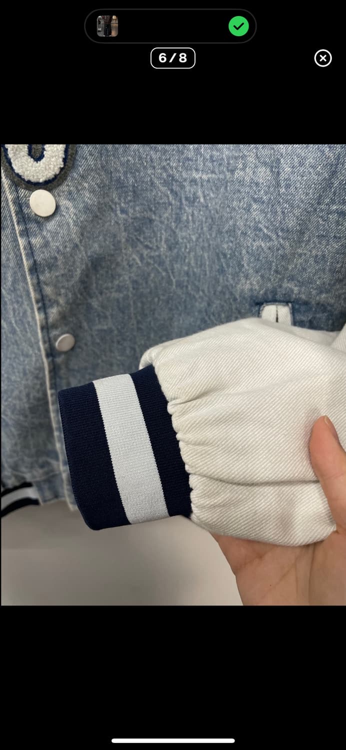 LA 다저스 데님 바시티 자켓 A2836 상품이미지6