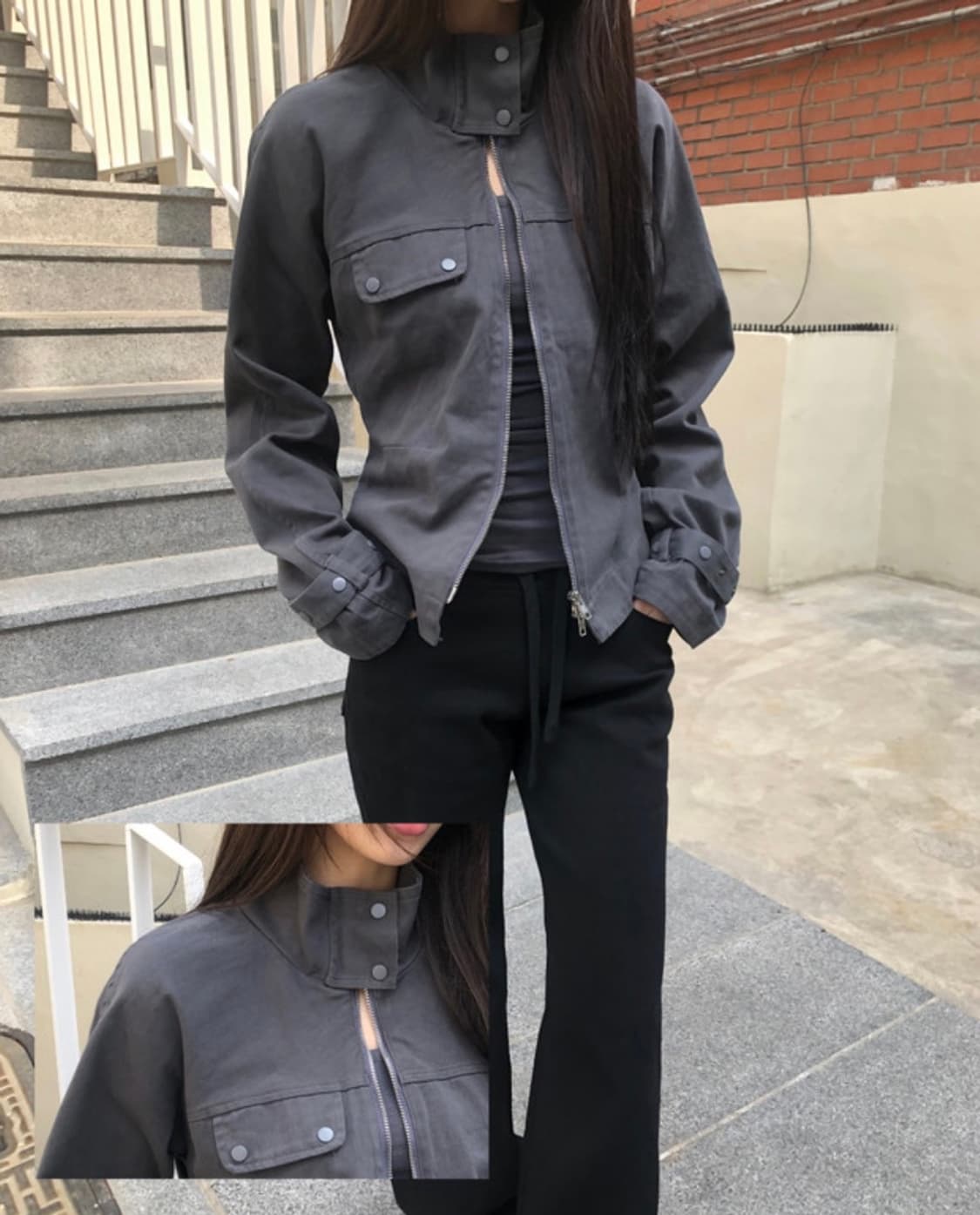 100% 코튼 자켓(새상품) 상품이미지1