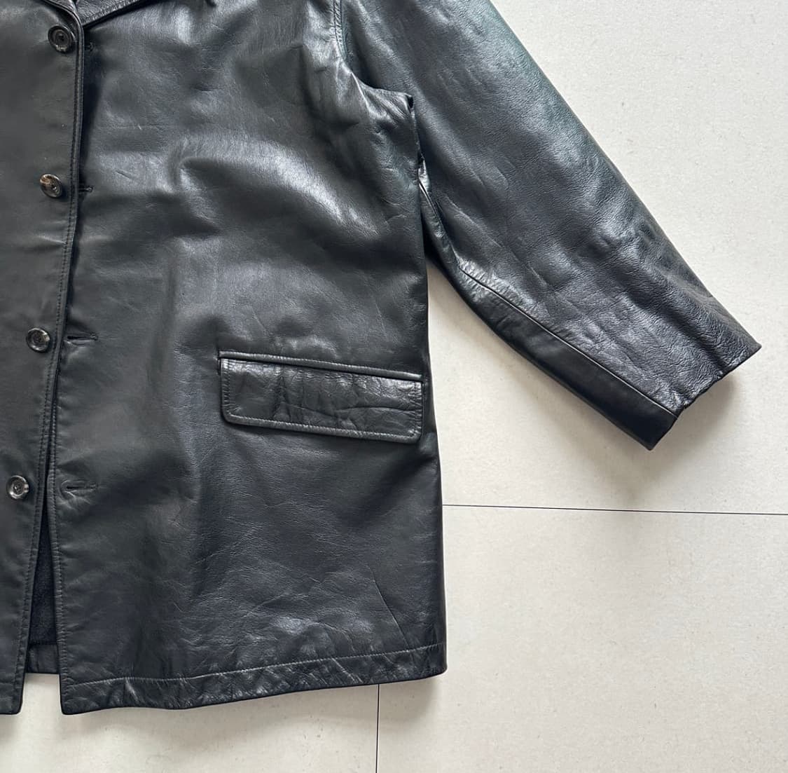 폴로 랄프로렌 레더 카코트 상품이미지3