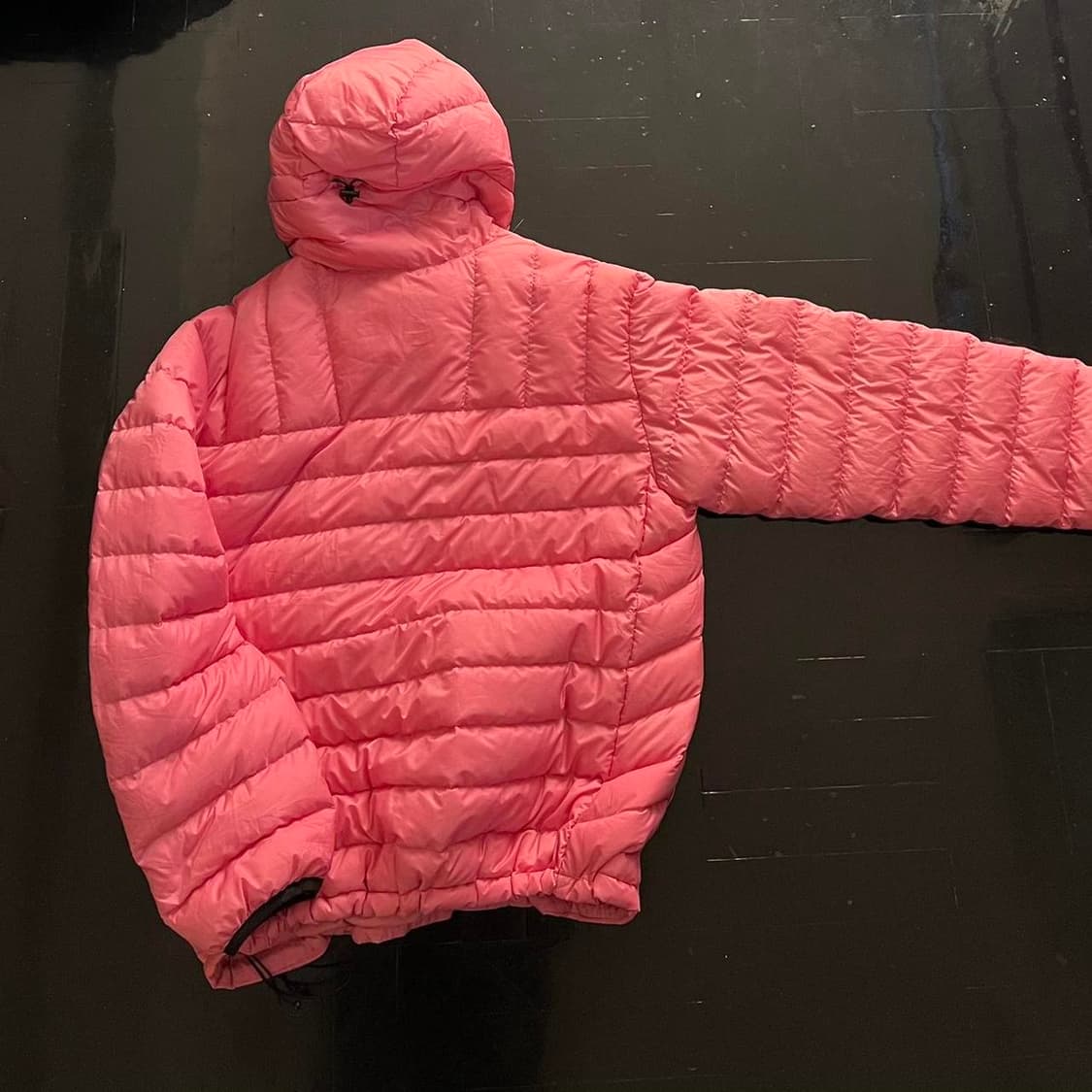 슈프림 마이크로 다운 하프 집 후드 풀오버 핑크 상품이미지2