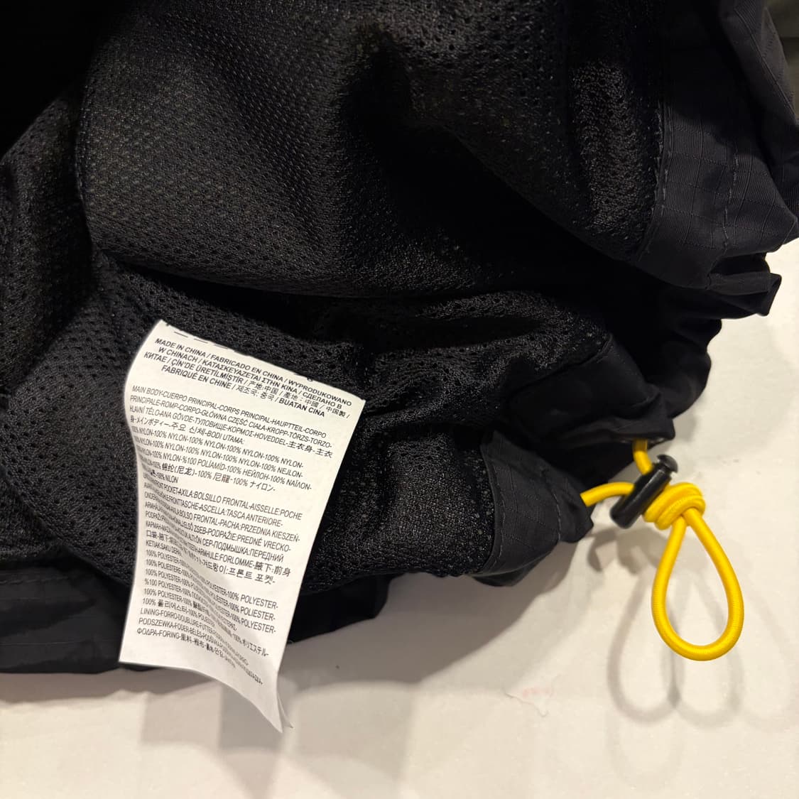 [S] 반스 아노락 바람막이 블랙/카키/옐로우 D881 상품이미지9