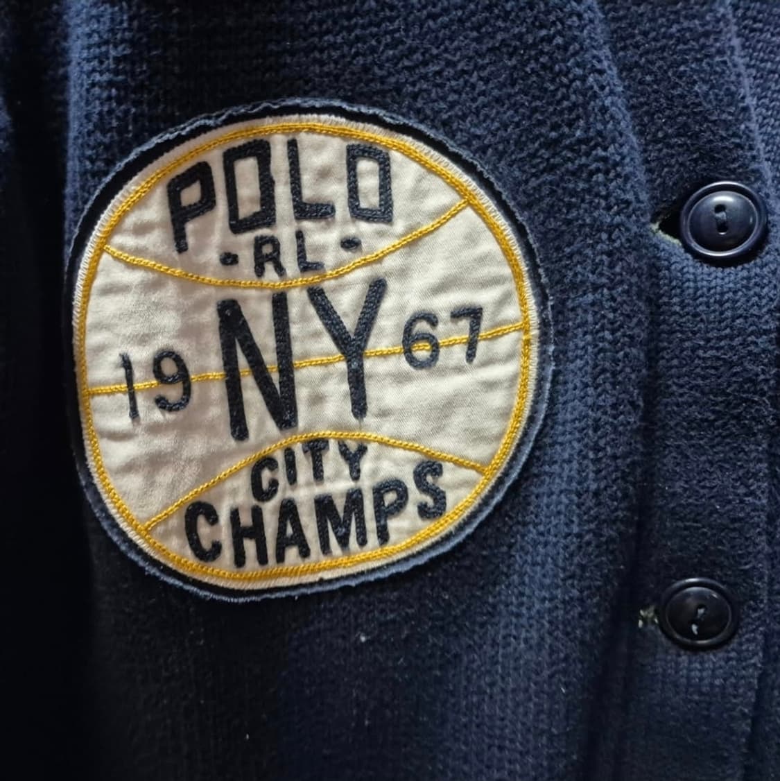 폴로 랄프로렌 컬리지 에이트 보이프렌드 가디건 m 정품 상품이미지3
