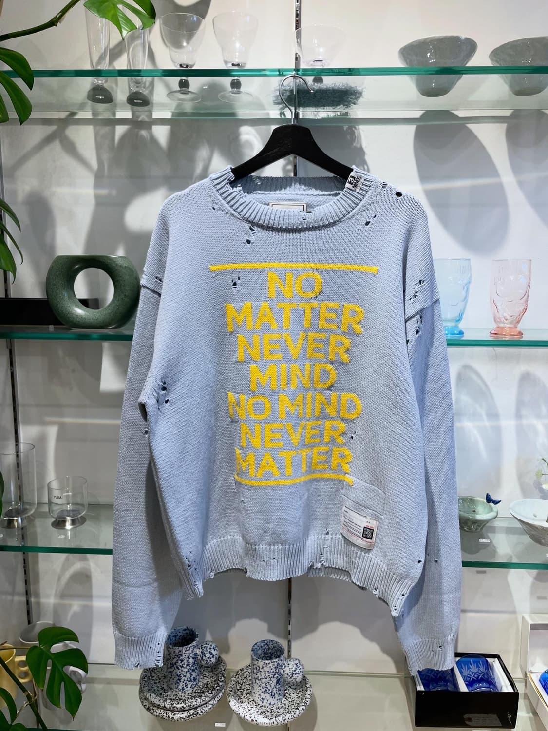 미하라야스히로 letterd knit pullover 상품이미지1