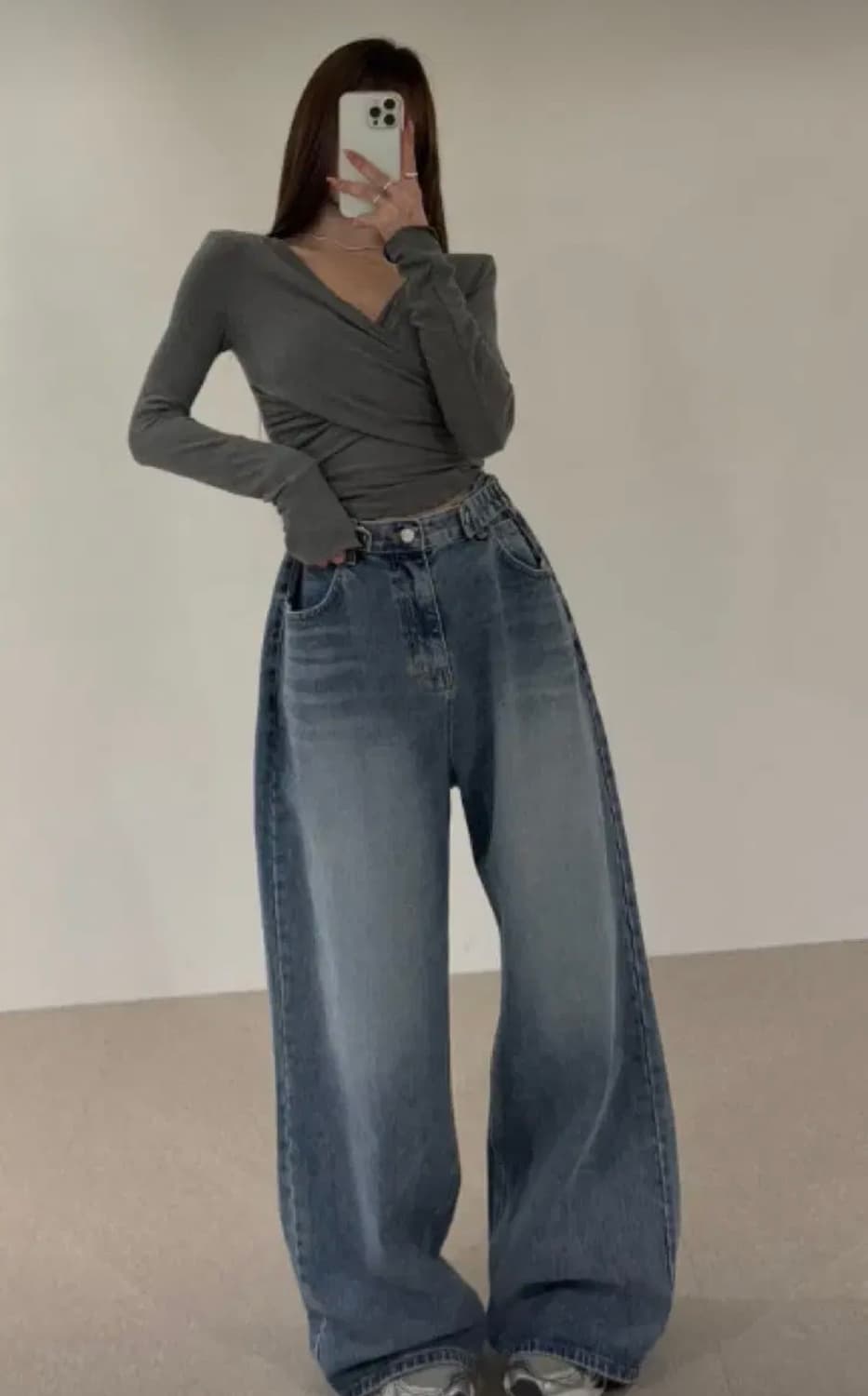 엔티크제이_투포켓 비죠 청바지 상품이미지3