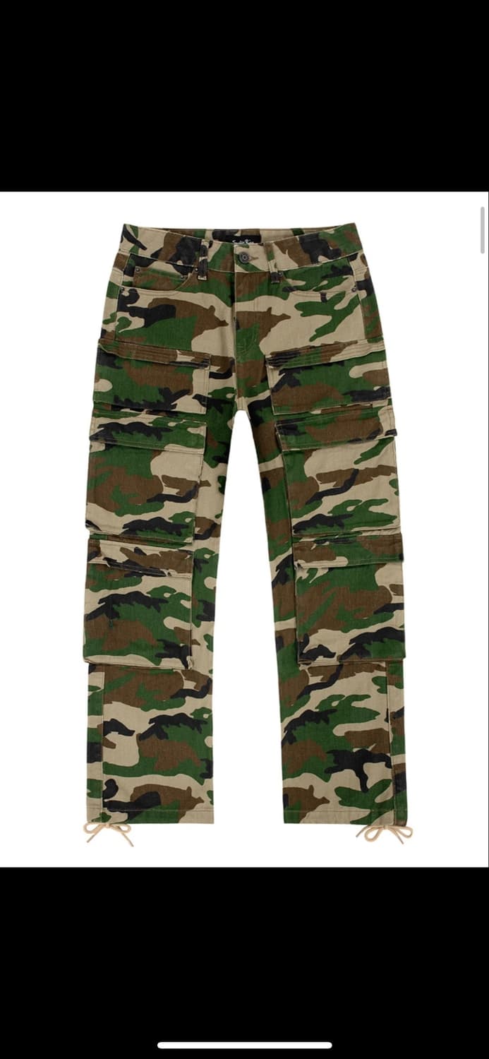 스모크라이즈 포켓 카모 팬츠 34 새제품 상품이미지6