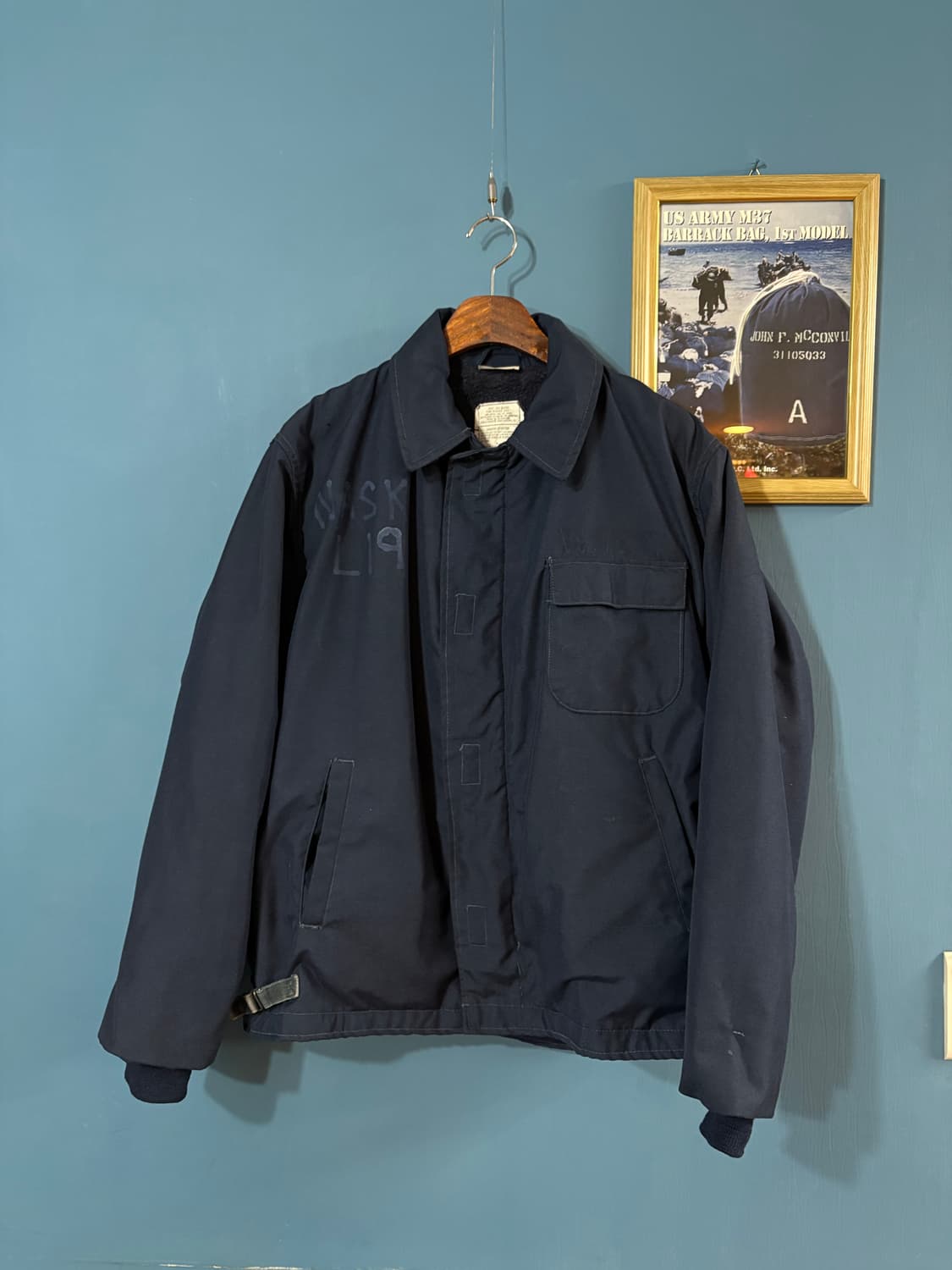 90's U.S Navy A-2 Deck Jacket. 상품이미지1