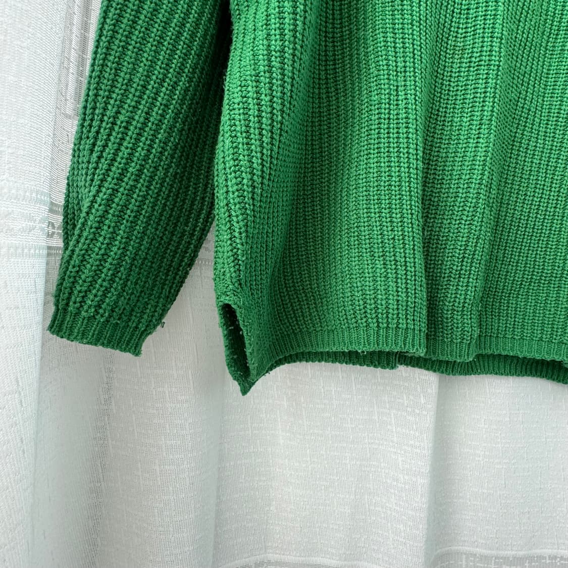 초록 긴팔 니트 프리 상품이미지2