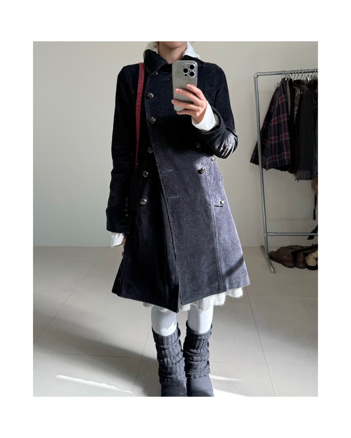 빈티지 코듀로이 코트 상품이미지7