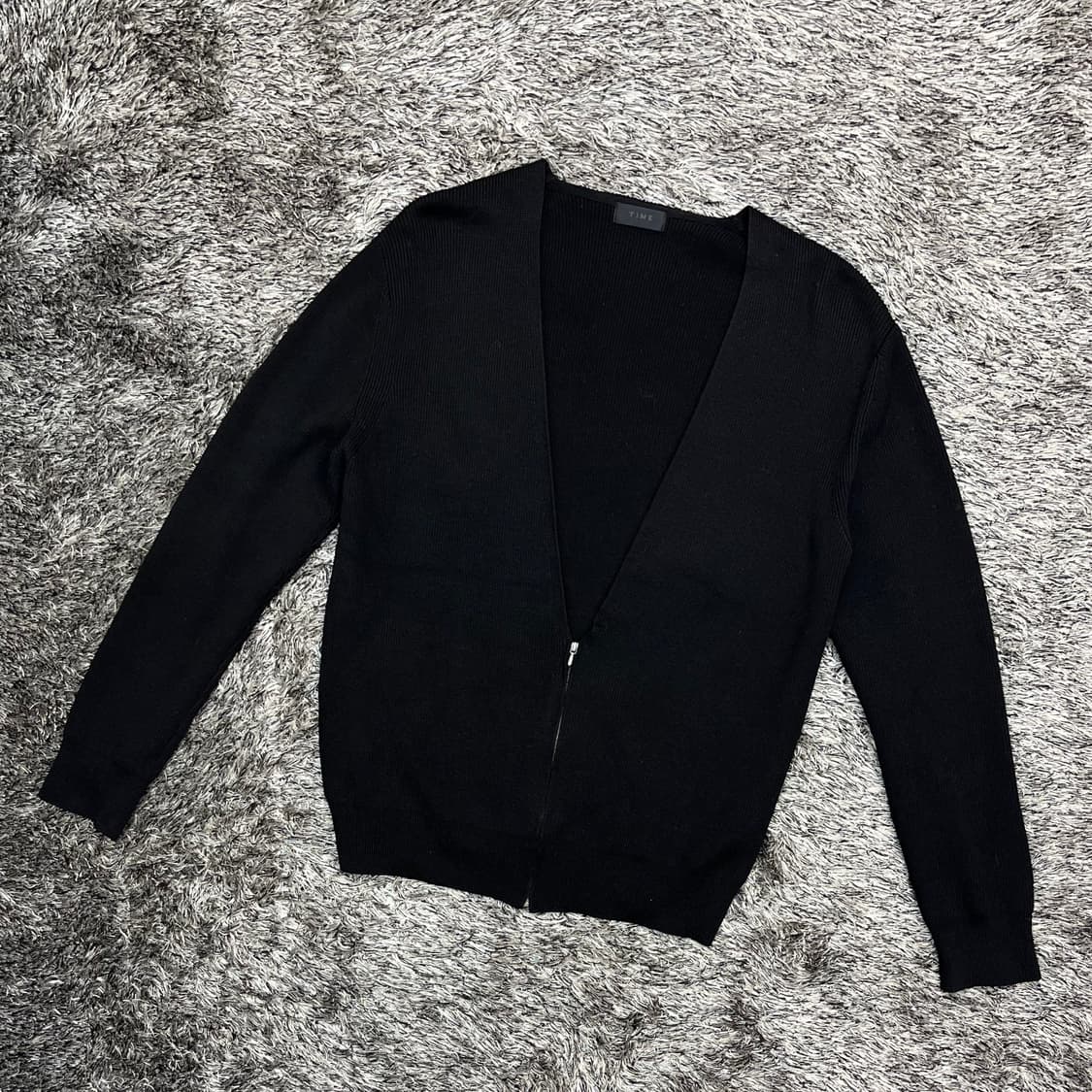 타임 남성 울 100% 가디건 (100-105) 상품이미지1