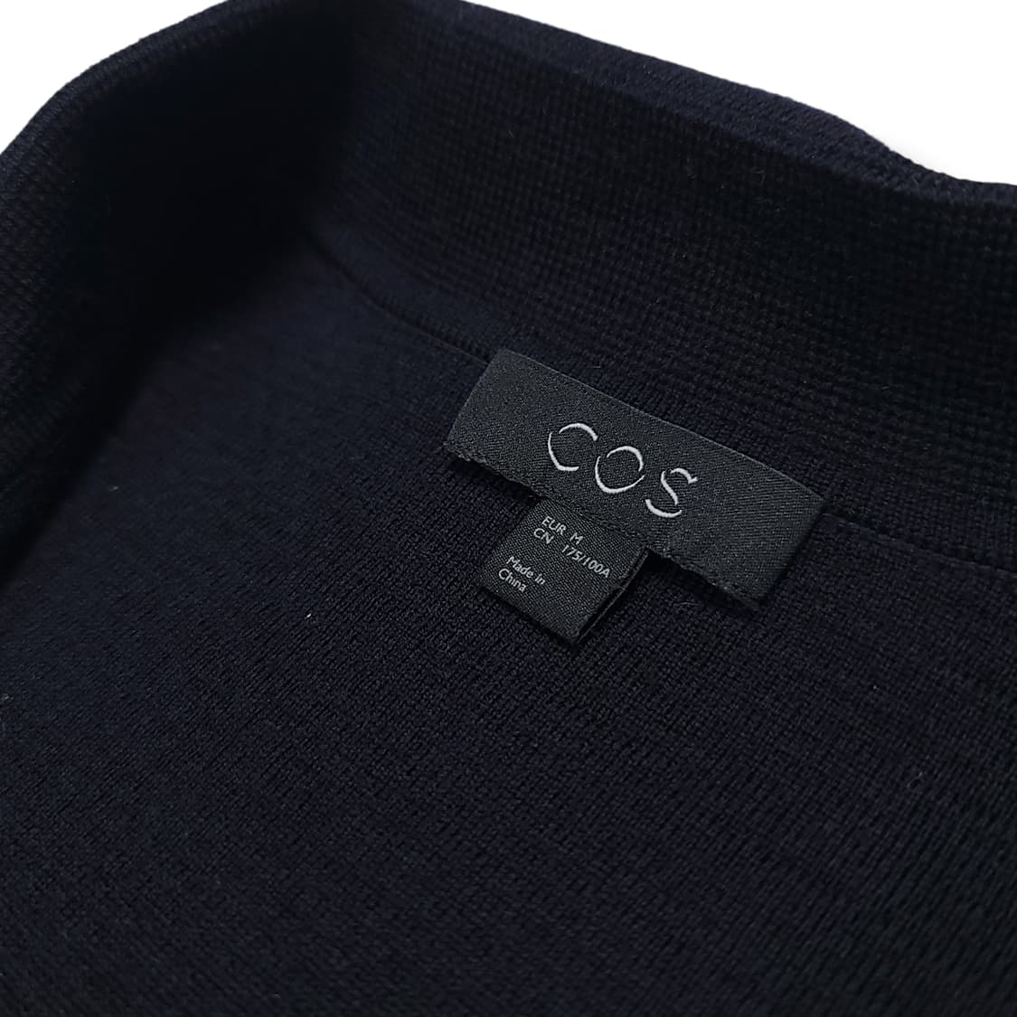 [M] 코스(COS) 다크네이비 울 카라 셔츠 가디건 상품이미지8