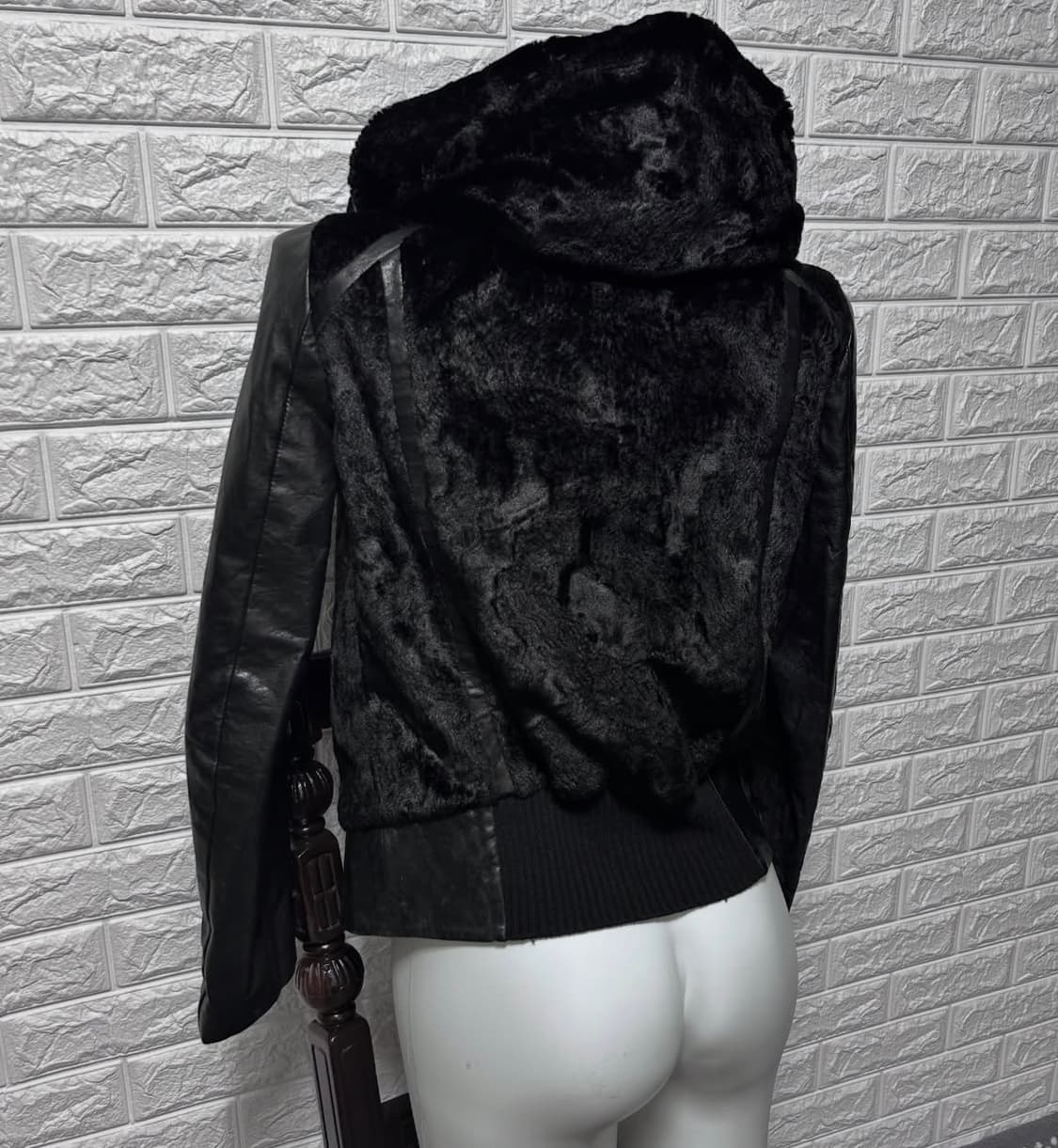 Demoo 하이넥 퍼 아우터 상품이미지2