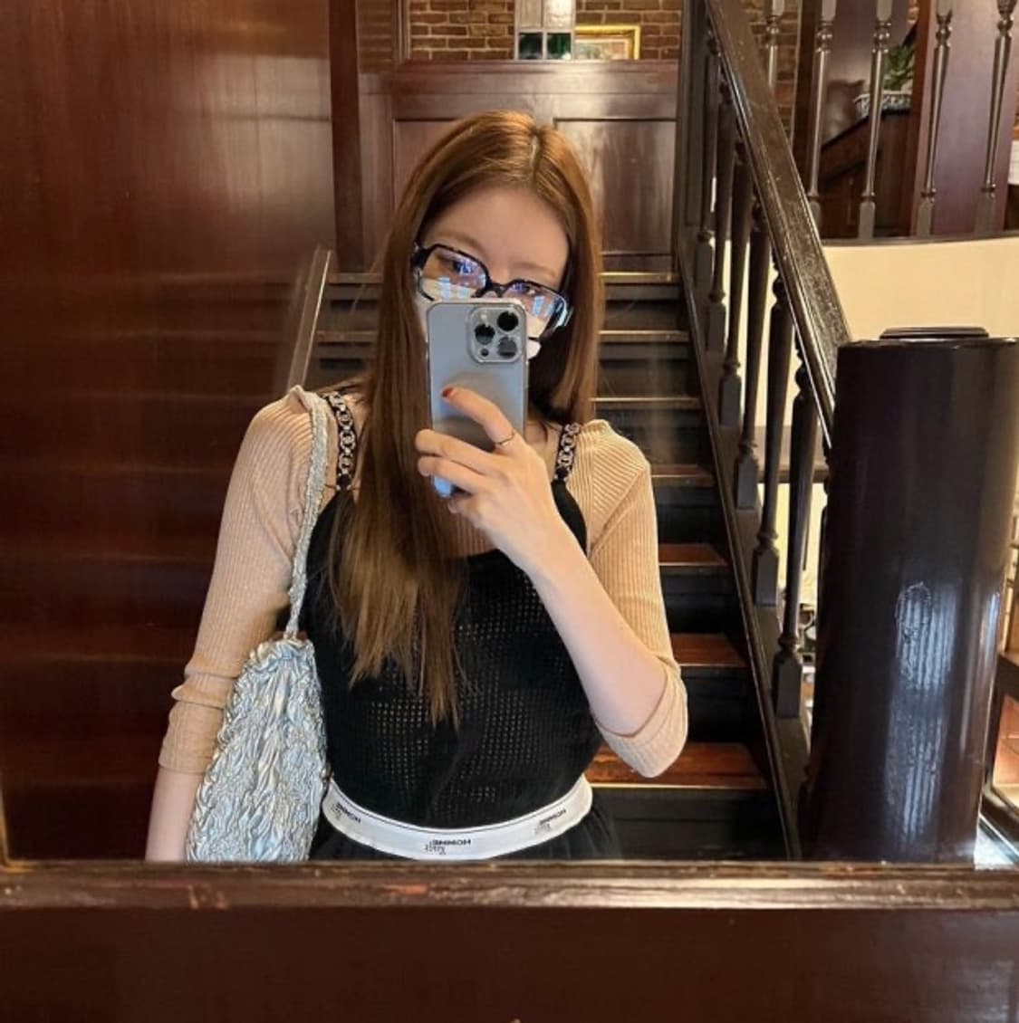 샤넬 하트 로고 안경 레오파드 52 상품이미지8