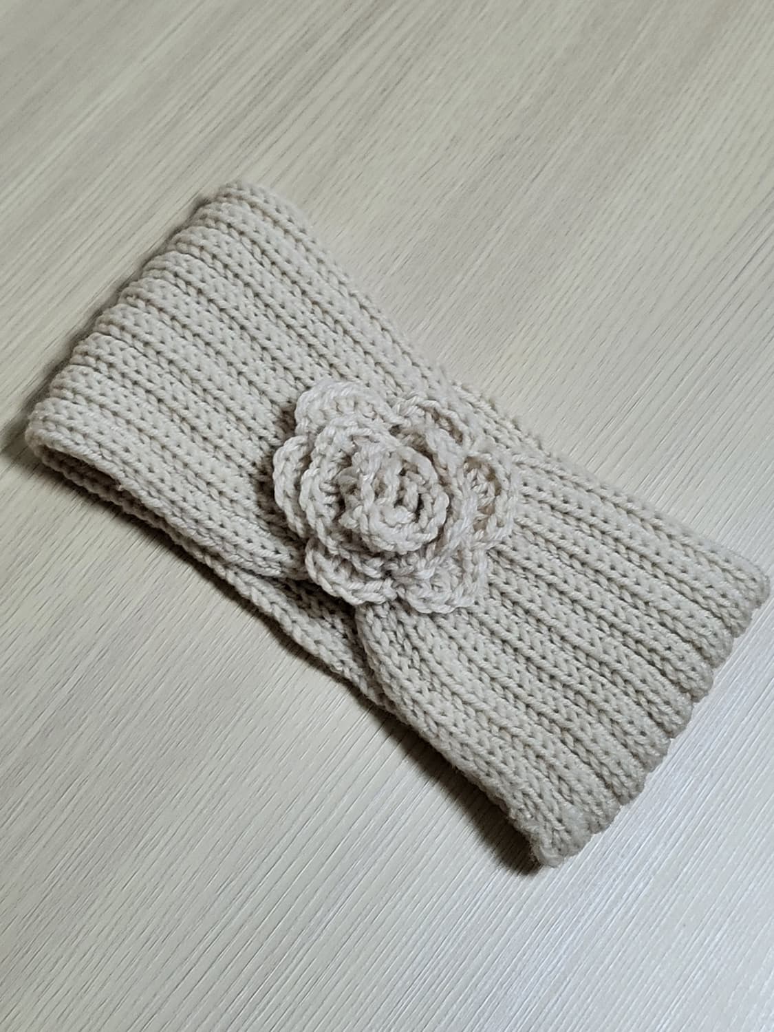 코사지 헤어 밴드 아이보리 상품이미지1