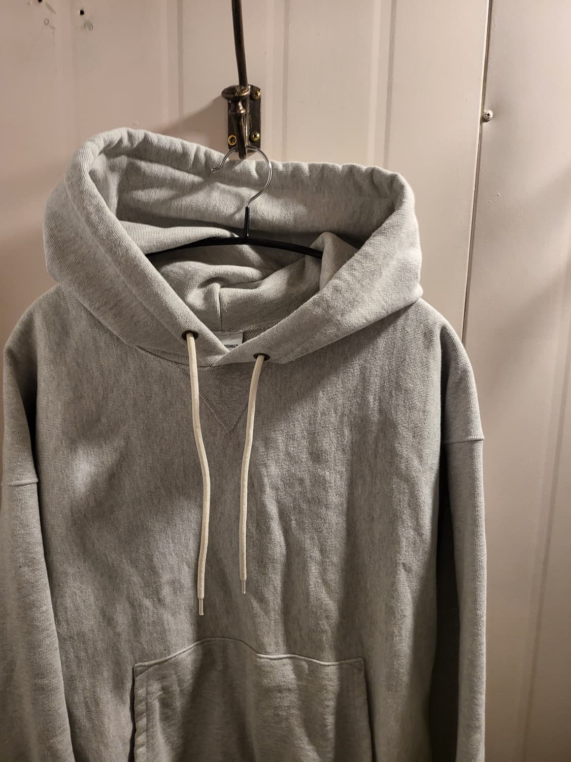 Outstanding아웃스탠딩 회색 후드티 상품이미지2