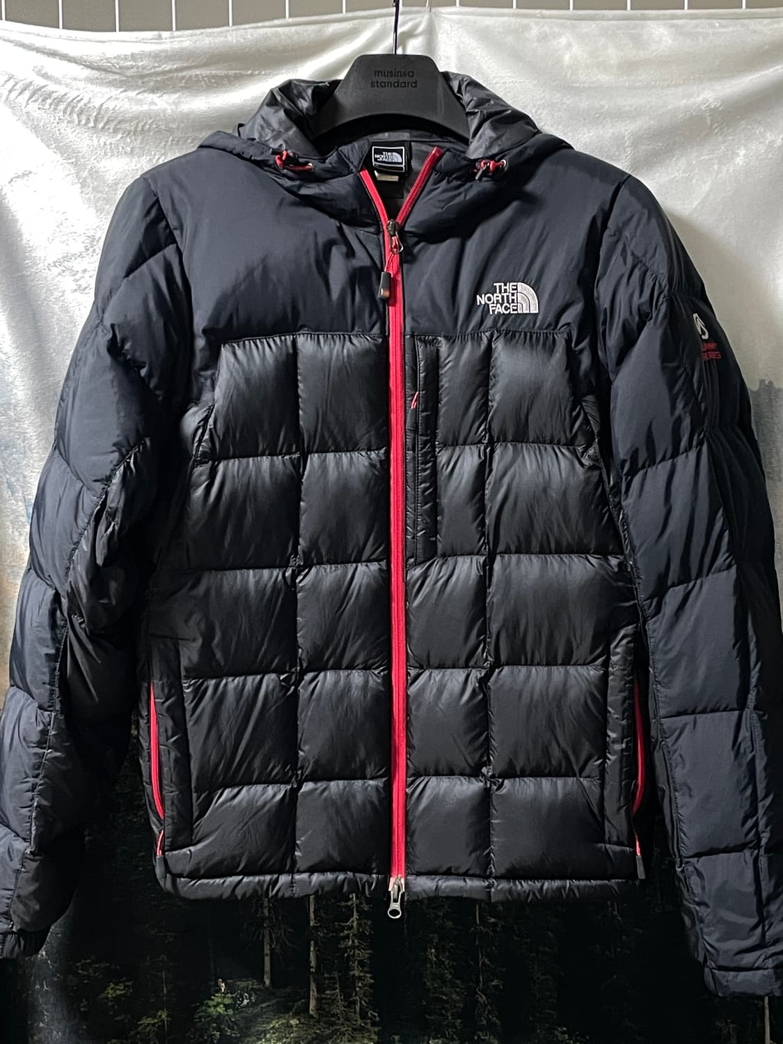 M) 노스페이스 써밋 구스다운 블랙 패딩 상품이미지2