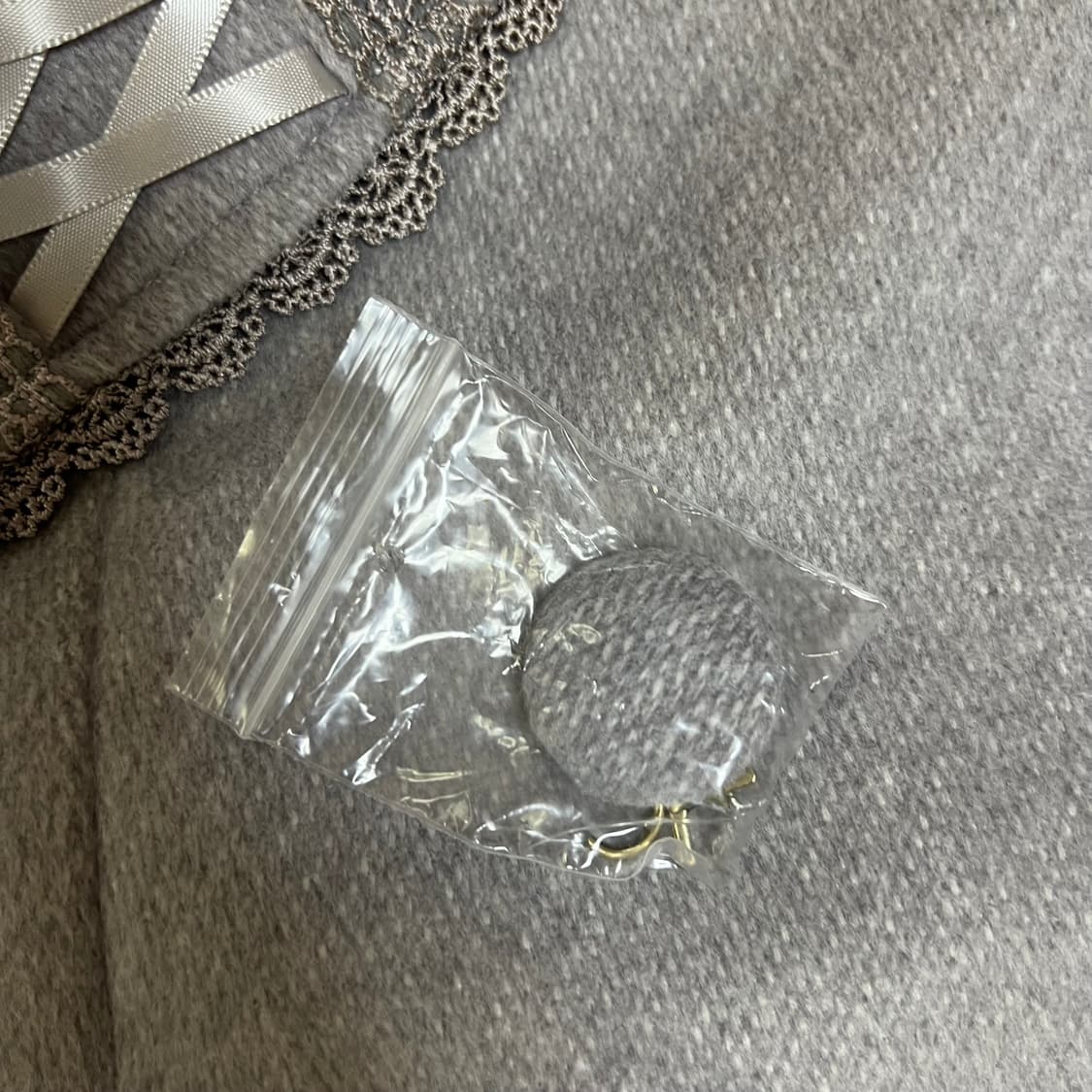 엑시즈팜 빈티지 케이프 코트 레이스 퍼 사와코 모리걸 라떼갸루 상품이미지5