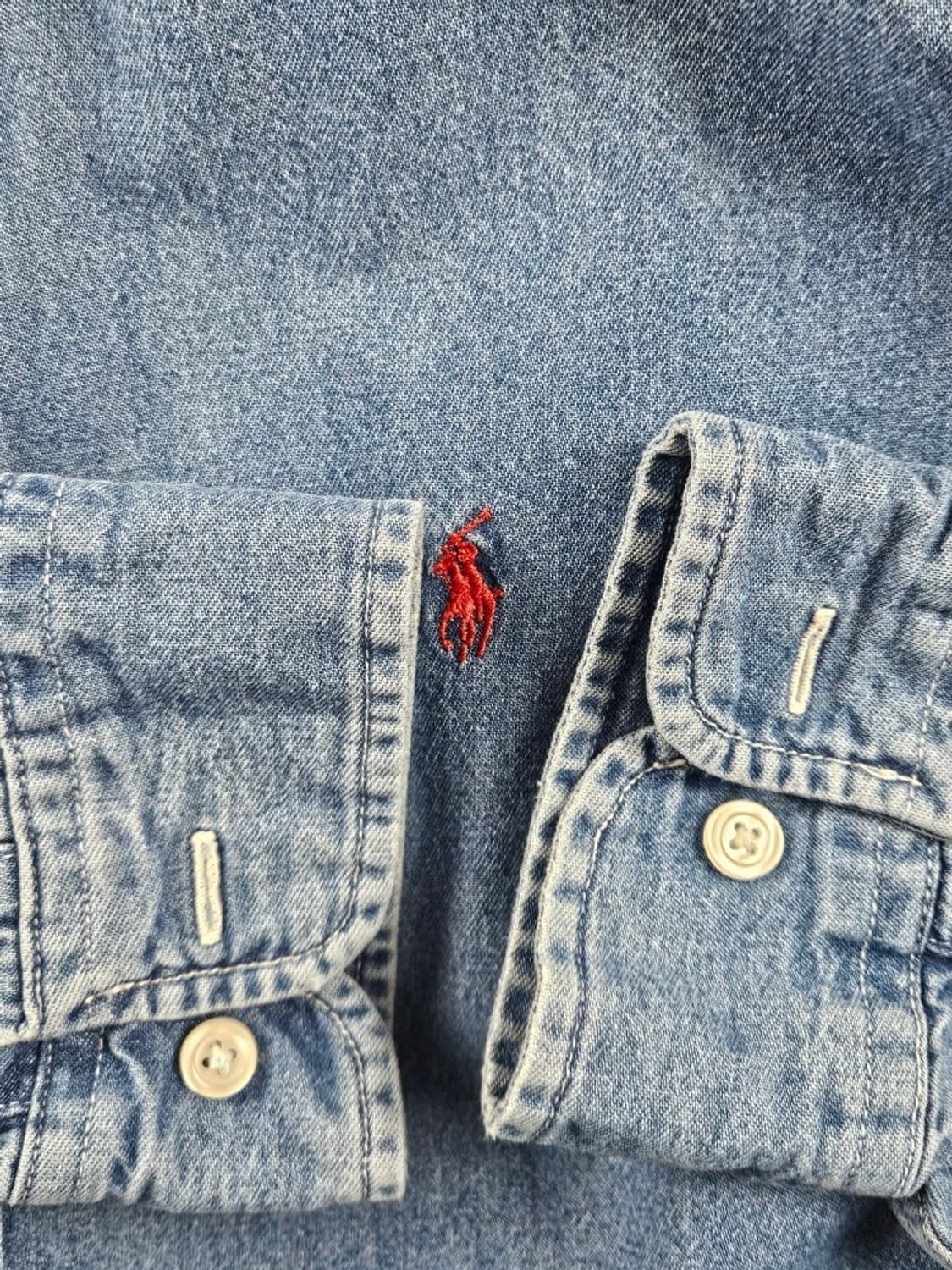 80's 폴로랄프로렌 베이직 데님 셔츠 ( L ) / 10845 상품이미지10