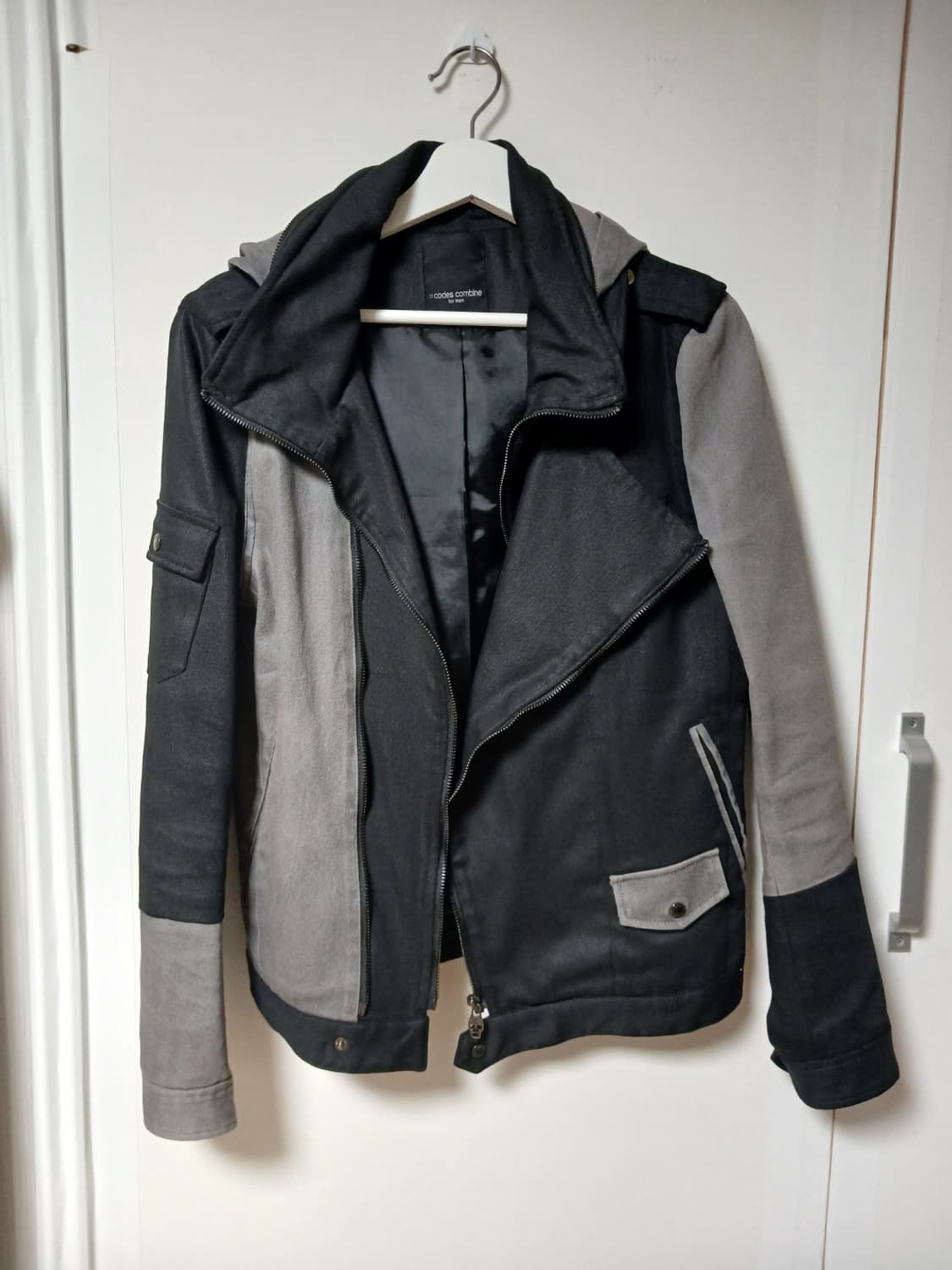 codes combine 코데즈컴바인 후드 라이더 자켓 m 상품이미지1