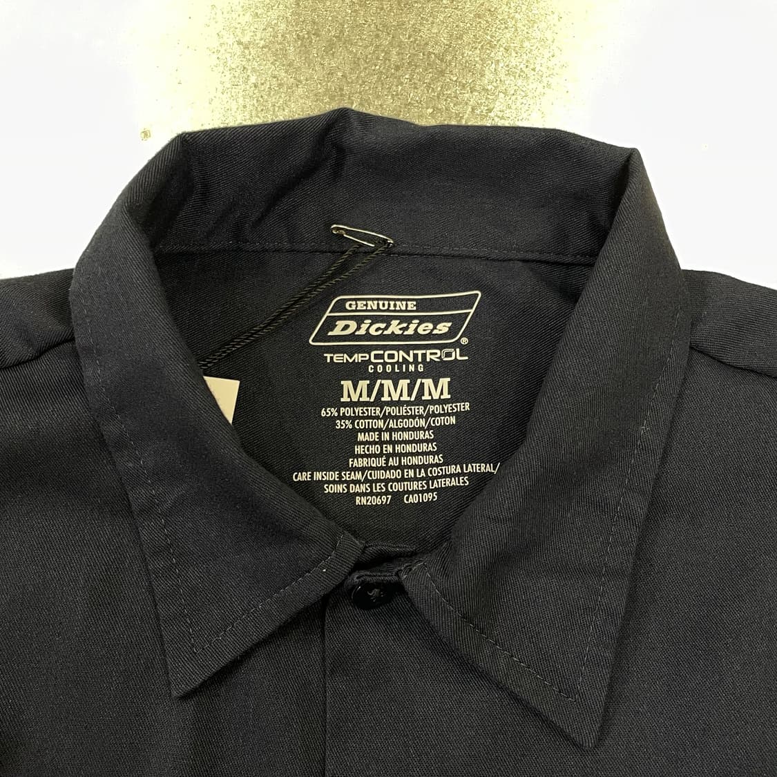 (M) Dickies 디키즈 워크 셔츠 네이비 상품이미지6