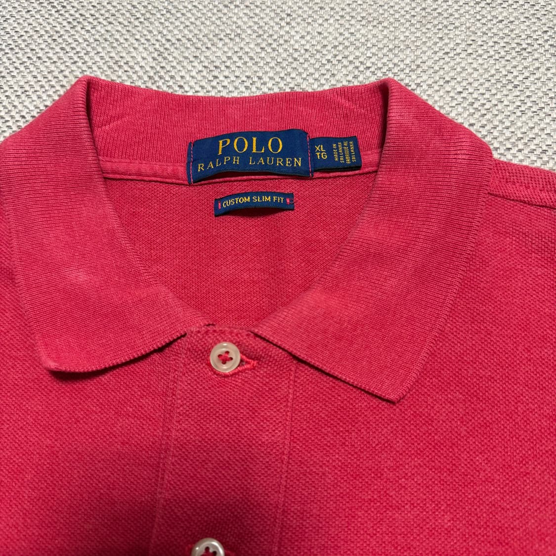 폴로 랄프로렌 커스텀 슬림핏 반팔 카라티 상품이미지2