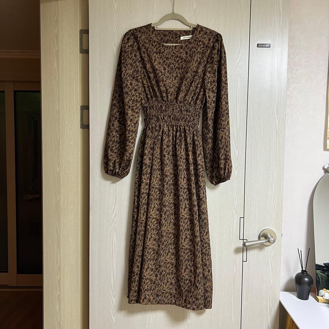 레오파드 롱원피스 상품이미지1